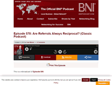 Tablet Screenshot of bnipodcast.com